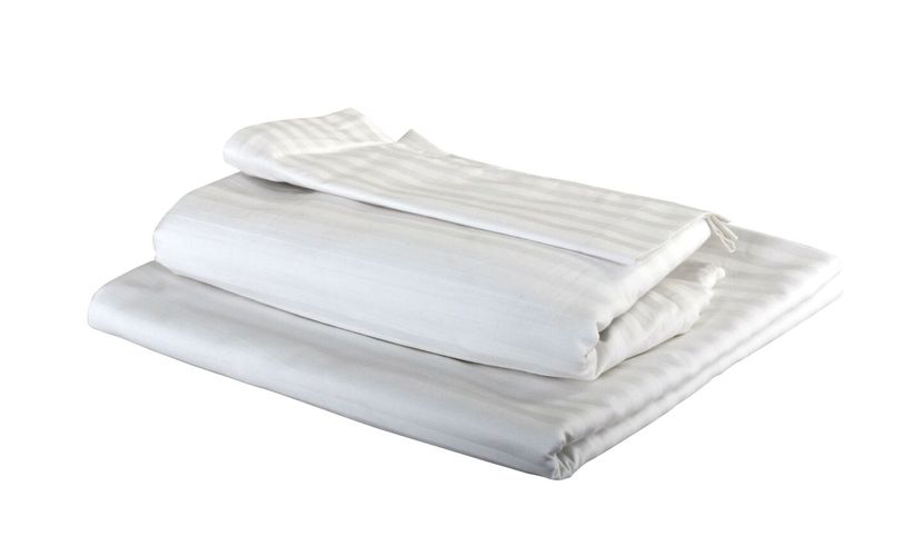 Bed sheet with pillow cover side